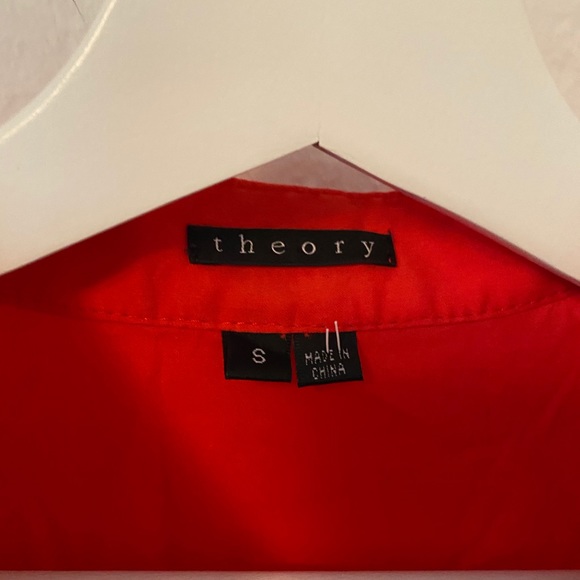 Theory shirt tunic red - Picture 2 of 4